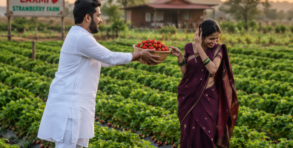 Capture your beautiful love story surrounded by the natural beauty of our strawberry farm.