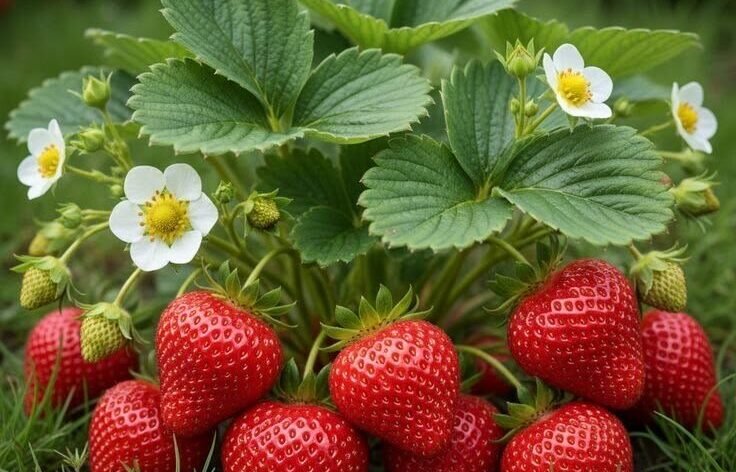 “Discover how fresh strawberries are grown in the beautiful climate of Mahabaleshwar. From planting and caring for the plants to harvesting juicy, delicious berries, learn about the journey of strawberries from our farm to your table.”